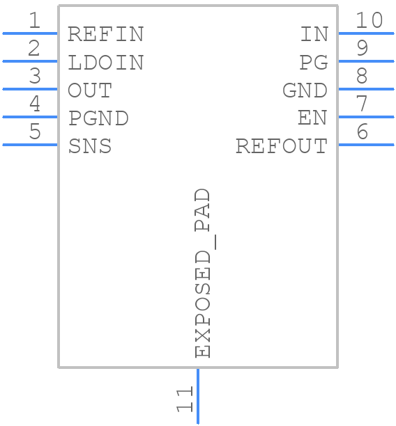 TPL51200G-DF8R-S - 3Peak Incorporated - PCB symbol