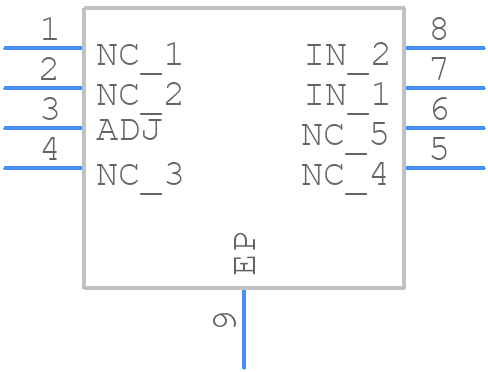 TPL8151AD-DF9R - 3Peak Incorporated - PCB symbol