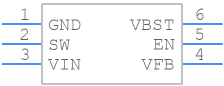 TPP361080-T6TR - 3Peak Incorporated - PCB symbol