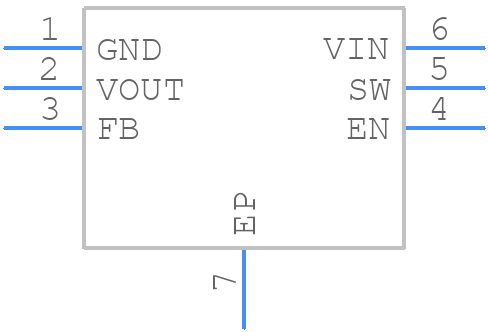 TPQ05100-DFOR - 3Peak Incorporated - PCB symbol
