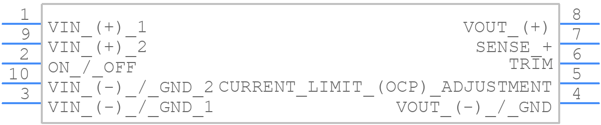 i7A12060A008V-003-R - TDK Lambda - PCB symbol