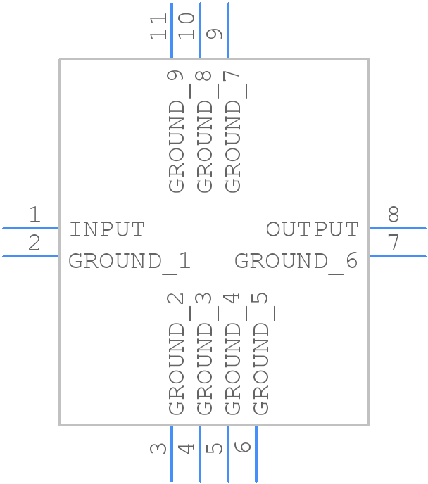CBP-5800AG+ - Mini-Circuits - PCB symbol