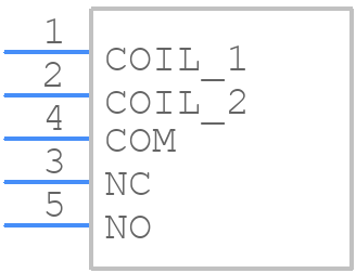 HF41F/5-ZST - Hongfa - PCB symbol