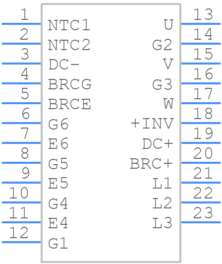 V23990-P540-A-PM - Vincotech - PCB symbol