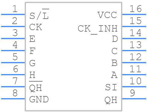 TC74VHC165FT(SPL) - Toshiba - PCB symbol