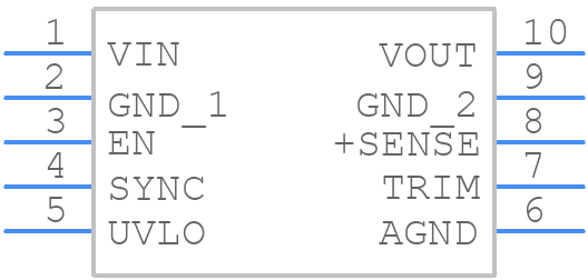 SVPL1209S - VPT - PCB symbol