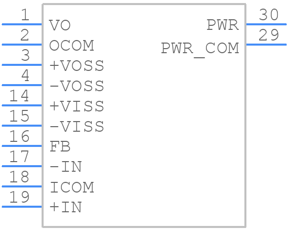 AC1059 - Analog Devices - PCB symbol