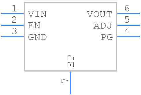 LDH40PURY - STMicroelectronics - PCB symbol
