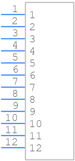 STB1001H-5.08-12 - Summit Electronics - PCB symbol