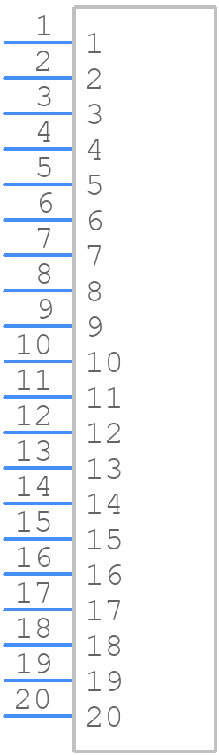 STB1001H-3.81-20 - Summit Electronics - PCB symbol