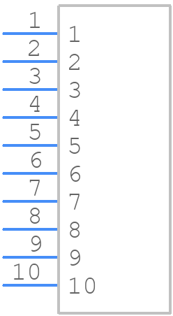 STB1011V-3.81-10 - Summit Electronics - PCB symbol