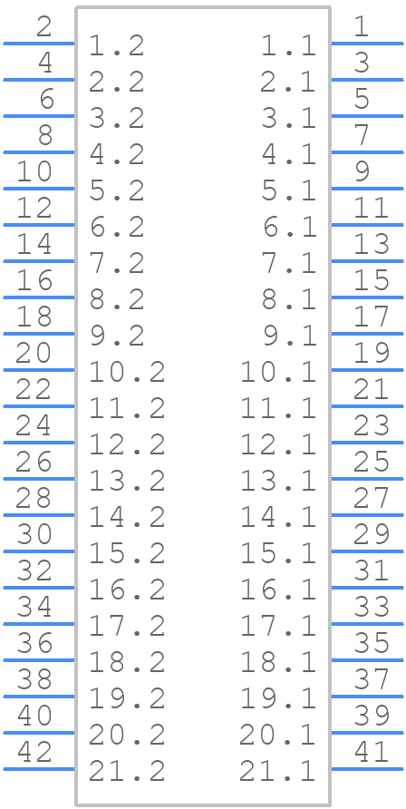 STB1201H-3.81-21 - Summit Electronics - PCB symbol