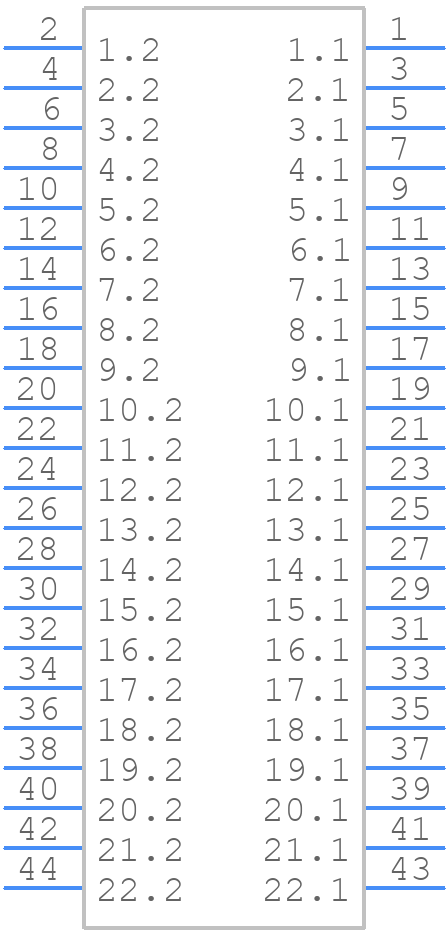 STB1201H-3.81-22 - Summit Electronics - PCB symbol