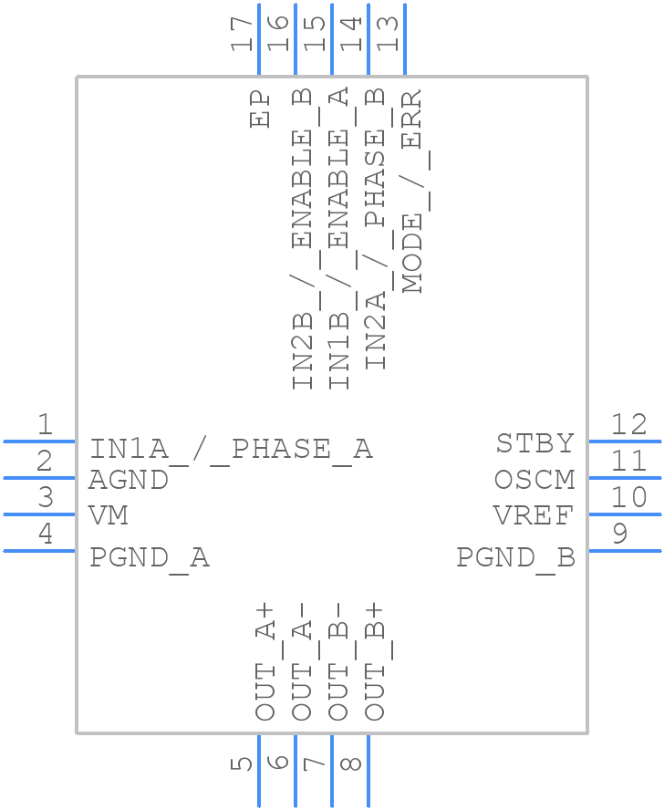 TC78H660FTG - Toshiba - PCB symbol
