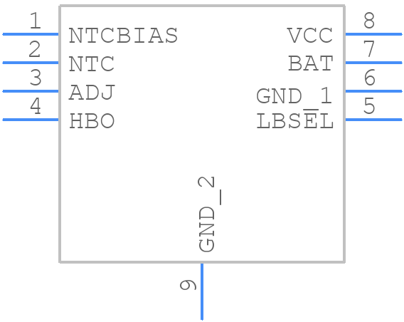 LTC4071IMS8E#TRPBF - Analog Devices - PCB symbol