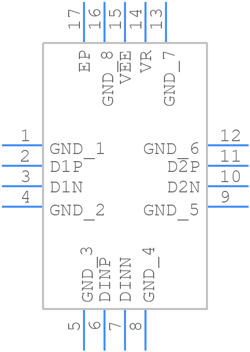 HMC720LP3E - Analog Devices - PCB symbol