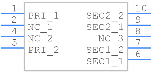 TEZ2.6/D230/6-6V TA40 - Breve Tufvassons - PCB symbol