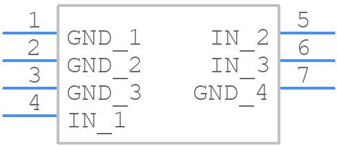 ESDHC22VP4S-TP - MCC - PCB symbol