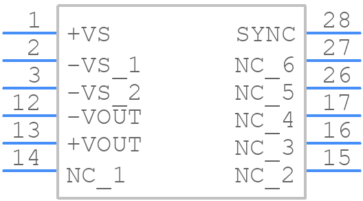 DCP021212U - Texas Instruments - PCB symbol