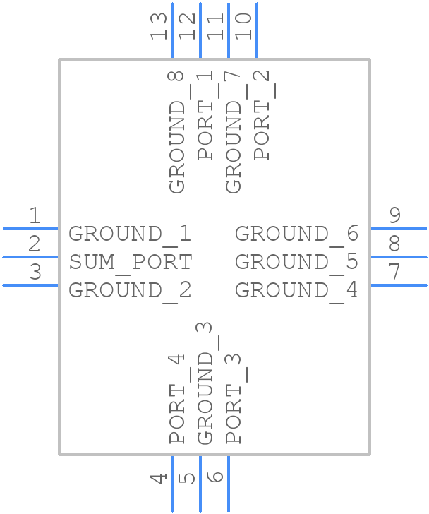 WP4P1+ - Mini-Circuits - PCB symbol