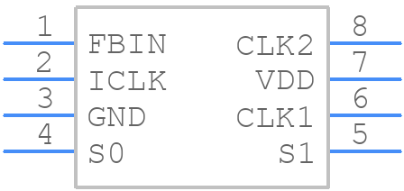MK2302S-01ILF - Renesas Electronics - PCB symbol