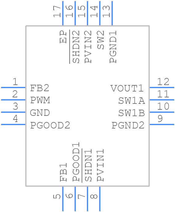 LTC3522EUD#PBF - Analog Devices - PCB symbol