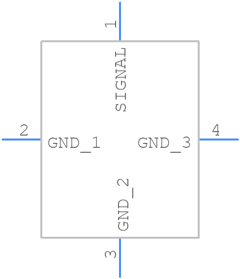 CONMHF1-SMD - TE Connectivity - PCB symbol