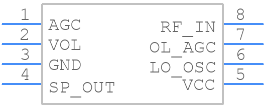 CXA1600P - Sony - PCB symbol