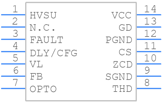 HVLED101 - STMicroelectronics - PCB symbol