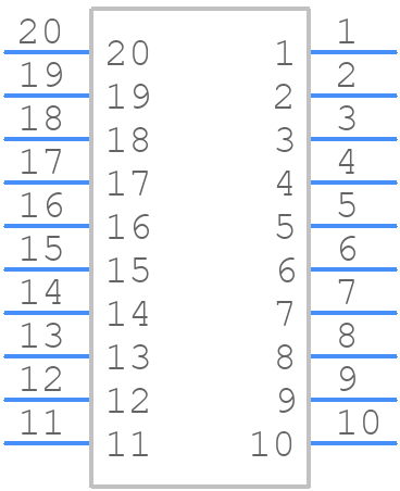 10153118-020KALF - Amphenol - PCB symbol