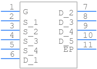 NVMJST1D3N04CTXG - onsemi - PCB symbol