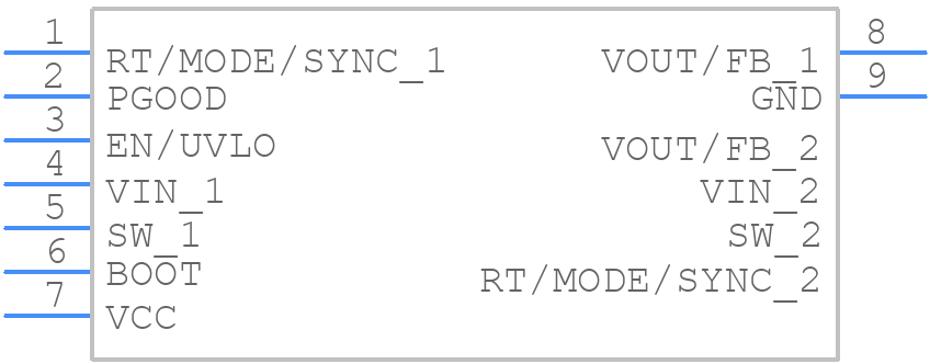 LMR43620MB5RPER - Texas Instruments - PCB symbol