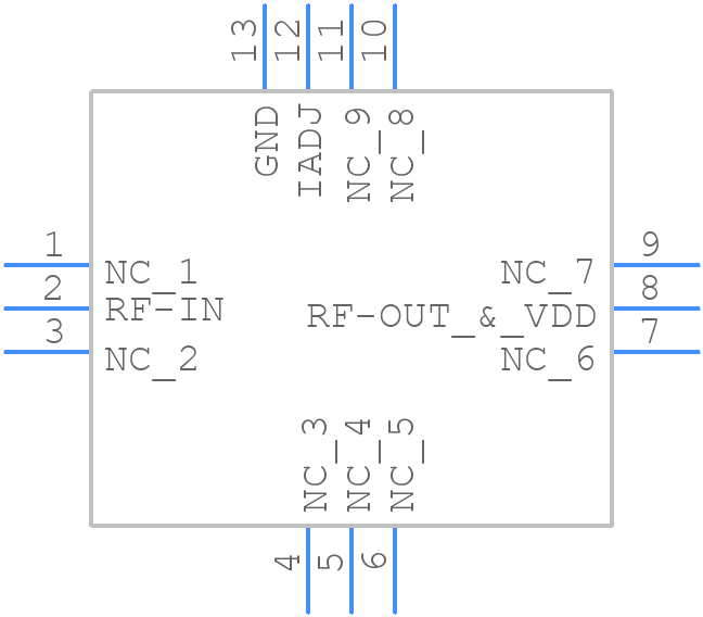 PMA3-83LP+ - Mini-Circuits - PCB symbol