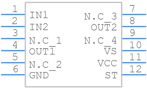 TA8429H - Toshiba - PCB symbol