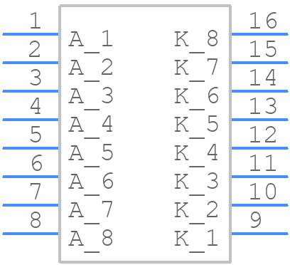 SM16LC24-LF - ProTek Devices - PCB symbol