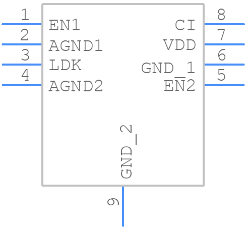 IC-HKBSO8-TP - ic-haus - PCB symbol