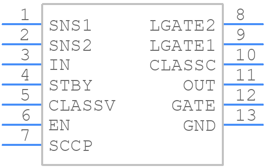 LTC9111RDE#TRPBF - Analog Devices - PCB symbol
