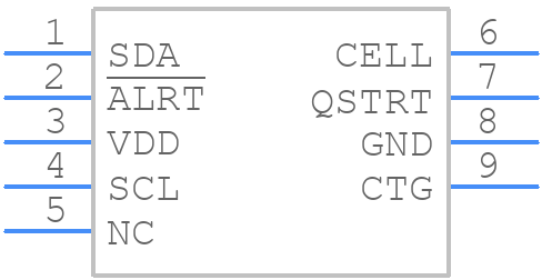 CW2015CSAC - CellWise Microelectronics - PCB symbol