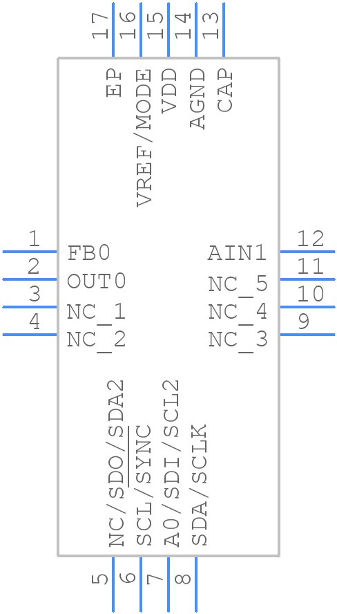 AFE539A4RTER - Texas Instruments - PCB symbol