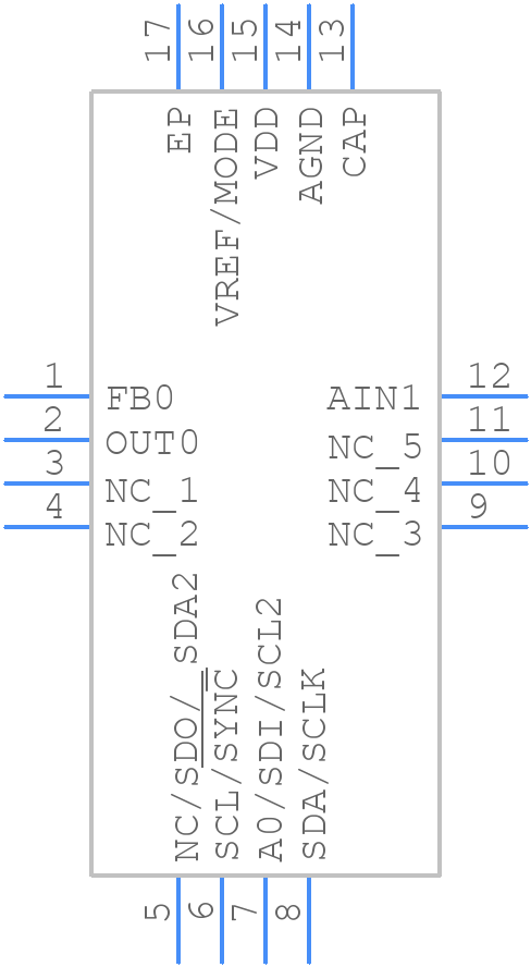 AFE639D2RTER - Texas Instruments - PCB symbol