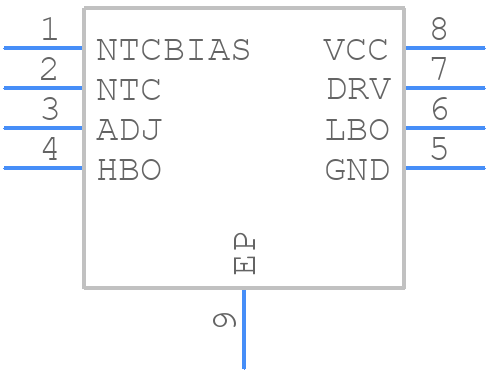 LTC4070IMS8E#PBF - Analog Devices - PCB symbol
