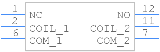 V23101D7A201 - TE Connectivity - PCB symbol