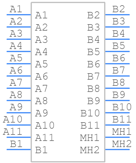 1-1827872-1 - TE Connectivity - PCB symbol