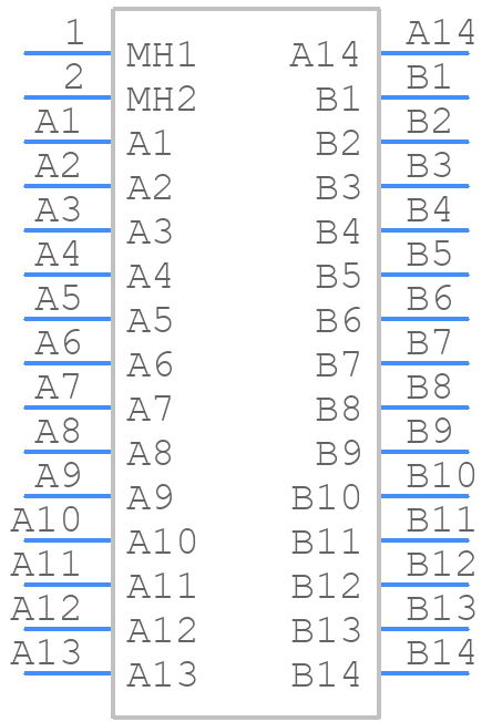 1-1827872-4 - TE Connectivity - PCB symbol