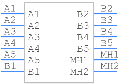 1-1827873-5 - TE Connectivity - PCB symbol