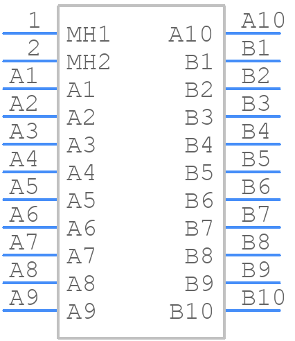 1318127-1 - TE Connectivity - PCB symbol