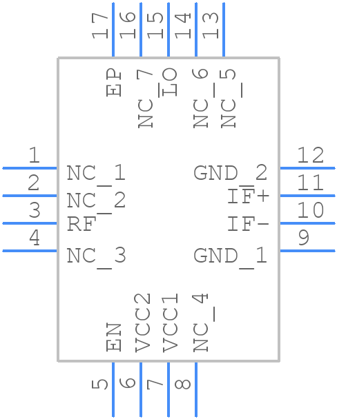 LT5527EUF - Analog Devices - PCB symbol