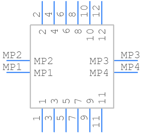 503548-1222 - Molex - PCB symbol