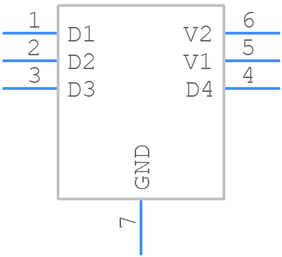 NUP4212UPMUTAG - onsemi - PCB symbol