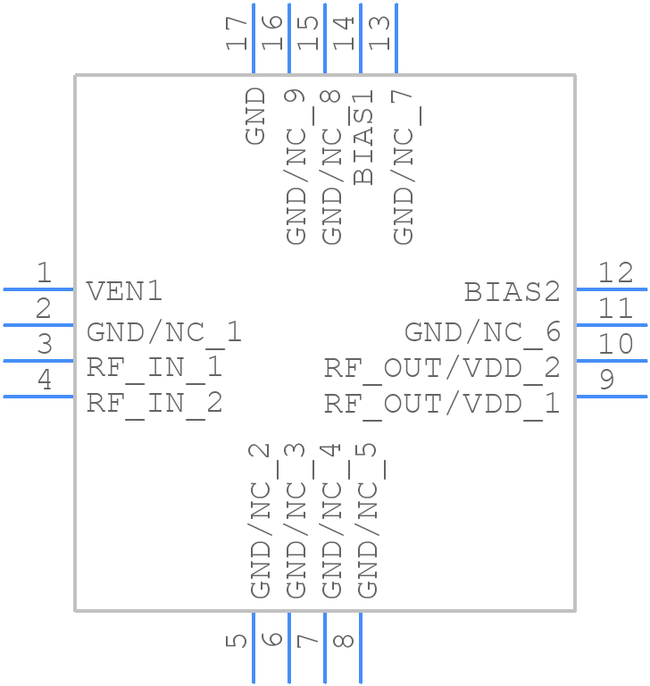 GRF5112 - Guerrilla RF - PCB symbol